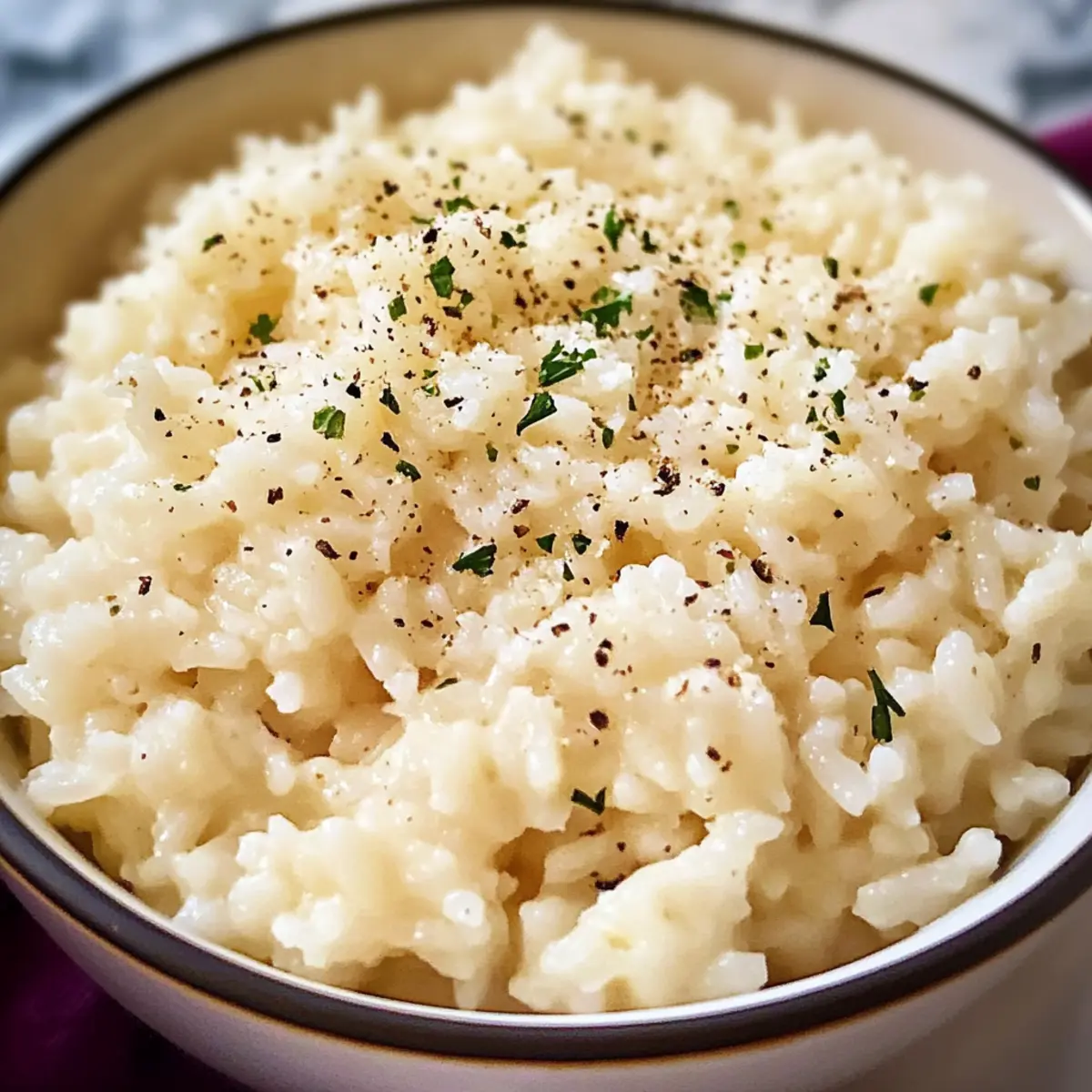 Cremiger Parmesan ReisgrieA hiojht